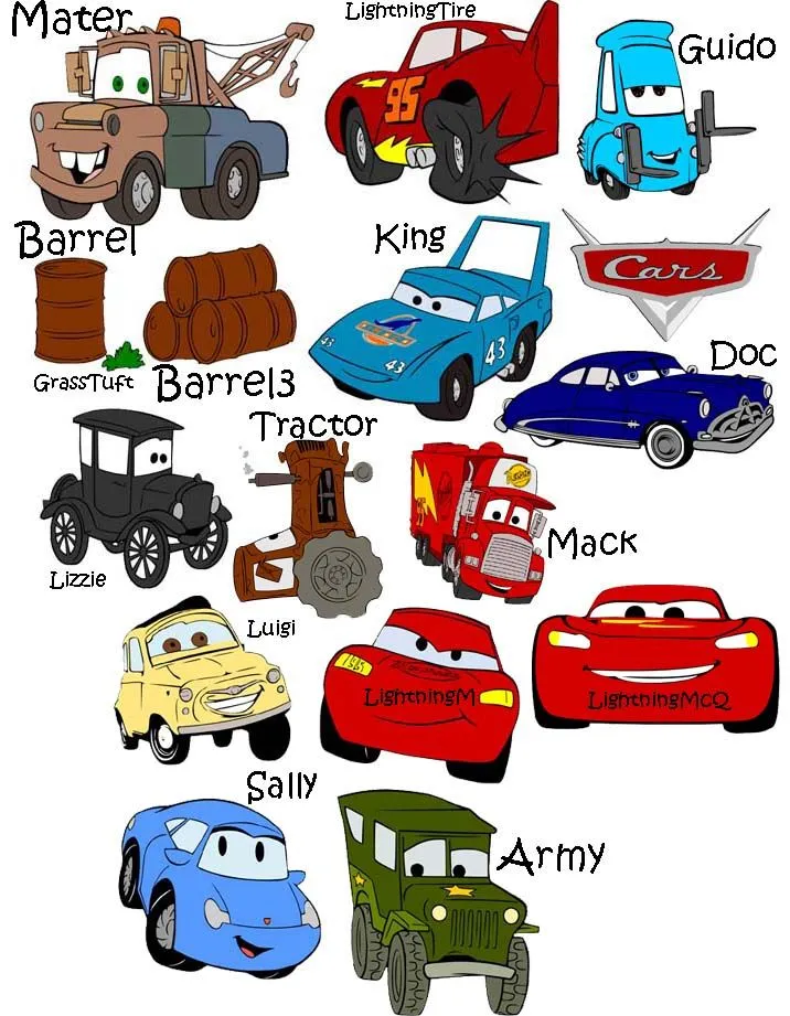 Disney Cars Vector