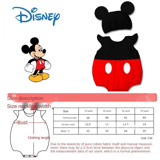 Disney-disfraz de dibujos animados para bebé, mono de Minnie para recién  nacido, Mickey, Stitch, Pato Donald, novedad de verano - AliExpress