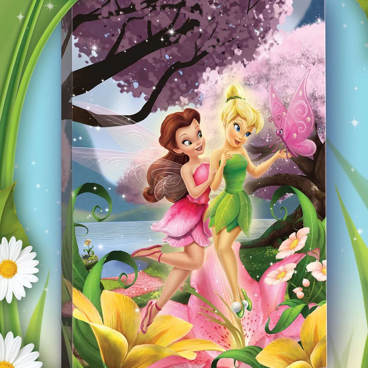 Disney Fairies Tinkerbell & Rosetta Canvas : Amazon.co.uk: Home & Kitchen