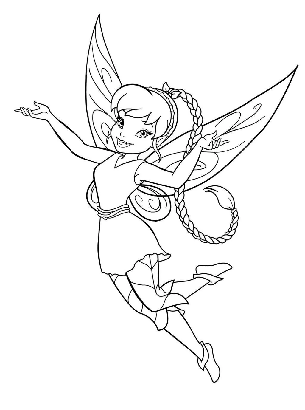 Disney Fairy_Fawn Lineart by ~MercuriusNeko on deviantART