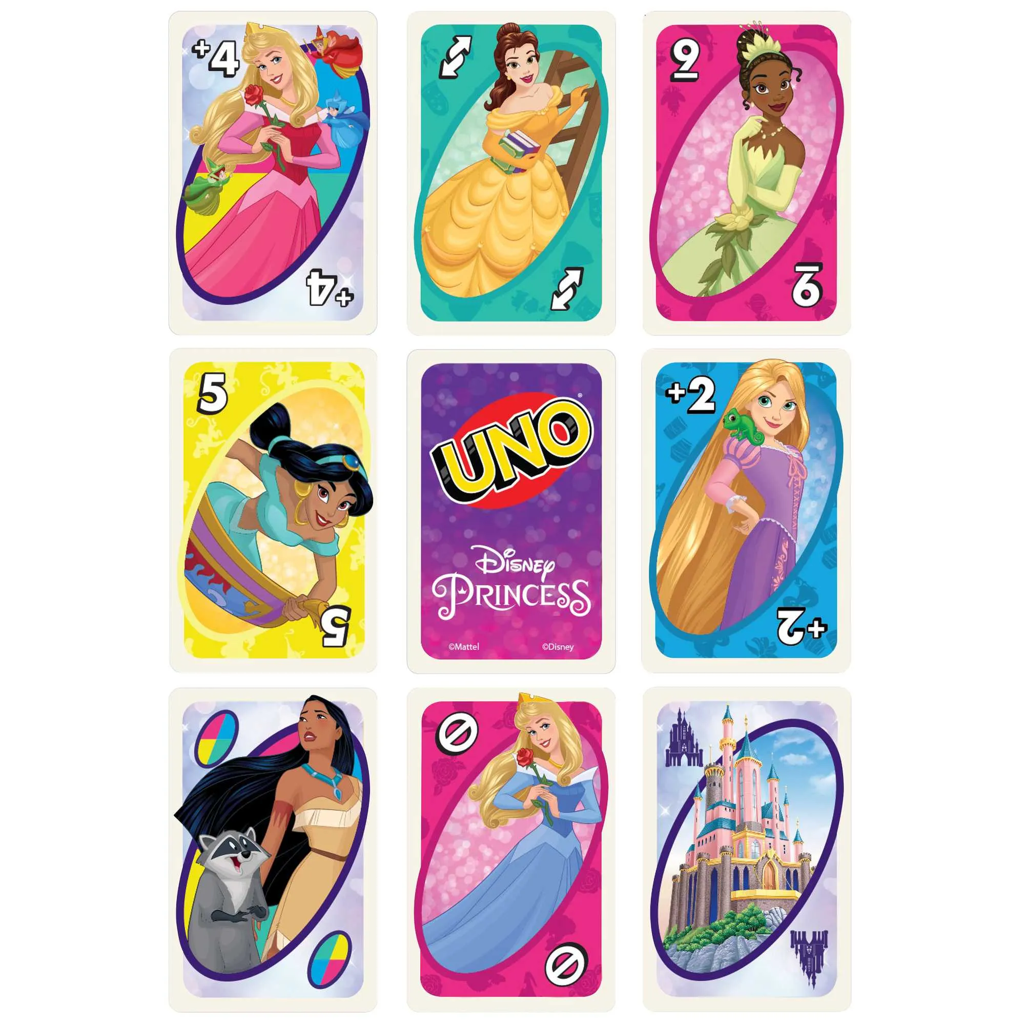 UNO Disney Juego de Cartas Disney Princess