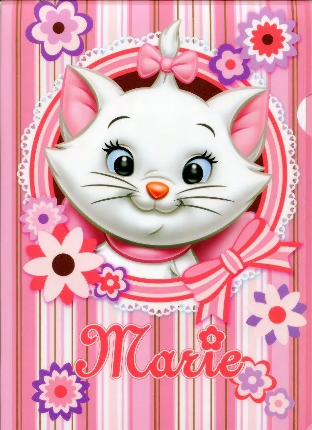 Disney Marie the Aristocats A4 Plastic File Folder #1