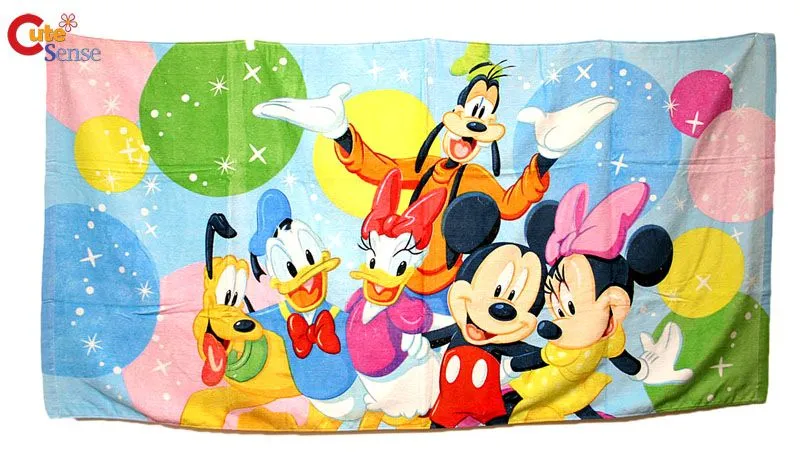 Disney Mickey Mouse& Friends Cotton Beach, Bath Towel- H at Cutesense.