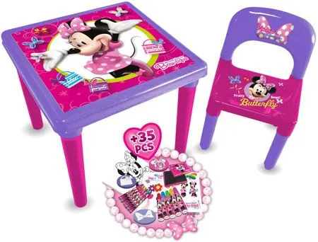 DISNEY Minnie Mouse Bow-tique My First Activity Table and Creative ...
