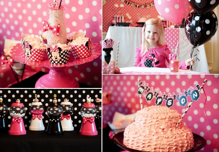 Disney Minnie Mouse Girl 5th Birthday Party Planning Ideas