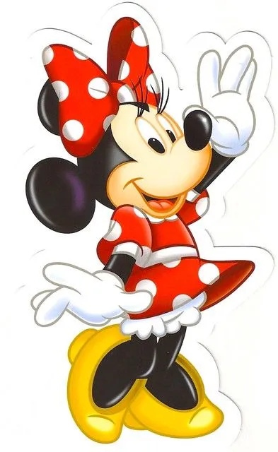 Disney - Minnie Mouse Shaped Postcard | Flickr - Photo Sharing!