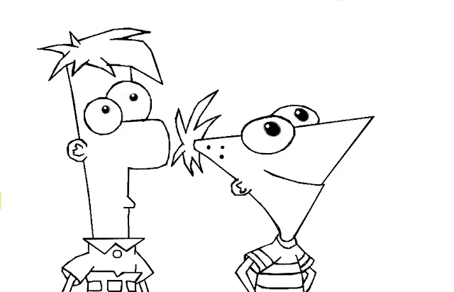 Disney phineas y ferb - Dibujos para colorear - aColorear