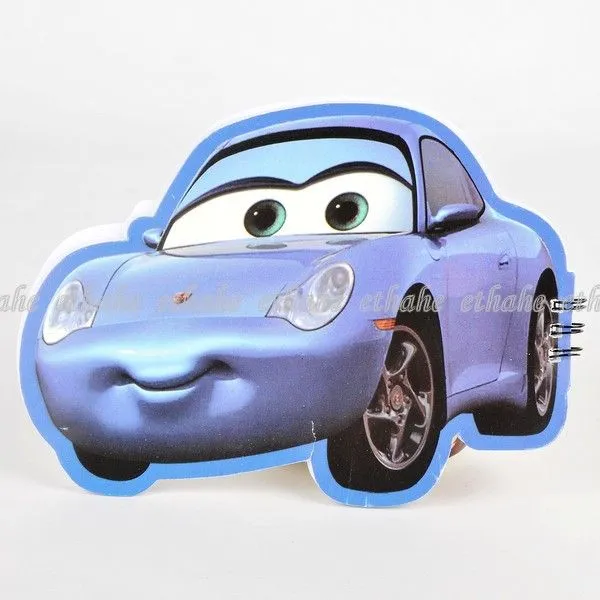 Disney Pixar Cars Película Carro Coche Azul Cuaderno EFG174