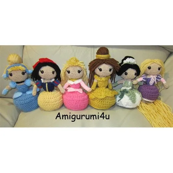 Disney Princess Amigurumi Crochet Doll Cinderella by Amigurumi4u