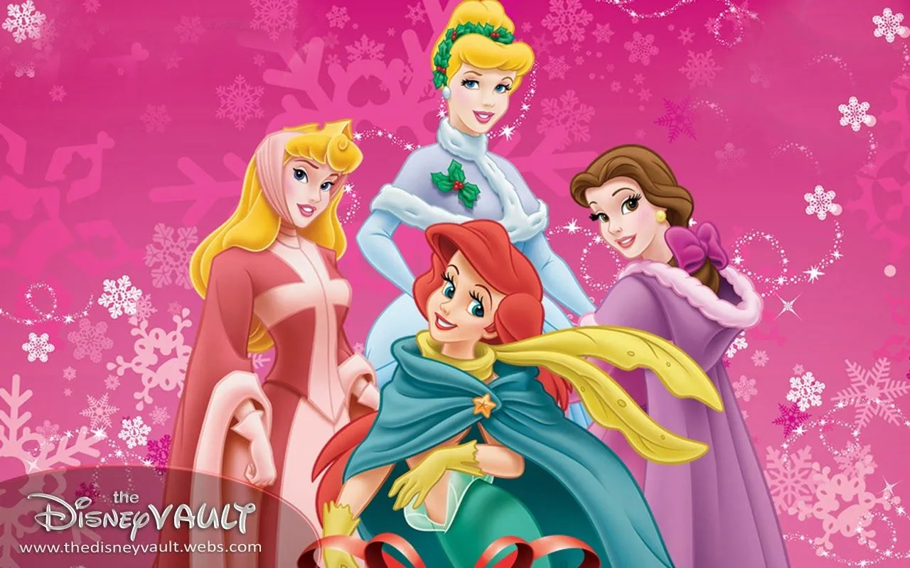 Disney Princess Christmas For Desktop HD Wallpapers Free | Disney ...