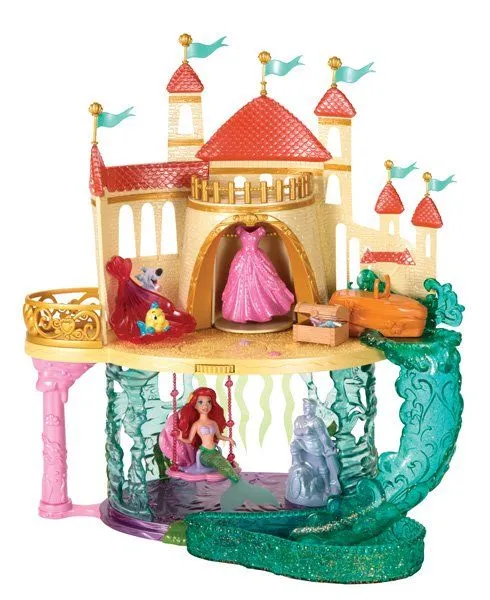 DISNEY PRINCESS LA SIRENITA CASTILLO Y MUNDO SUBMARINO | SEARS.COM ...