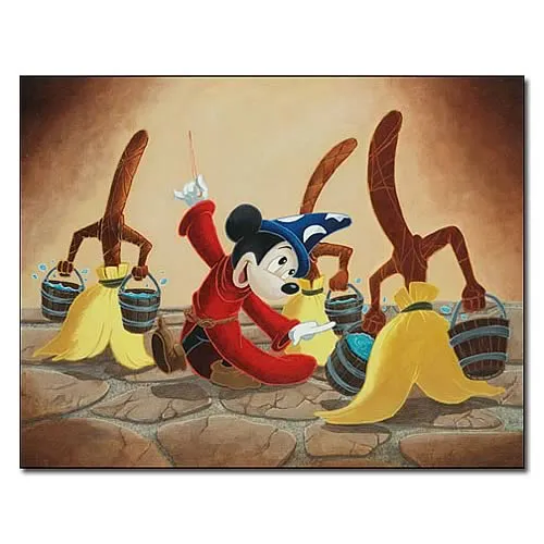 Disney Underground Mickey Mouse Broom Dance Giclee Print - ACME ...