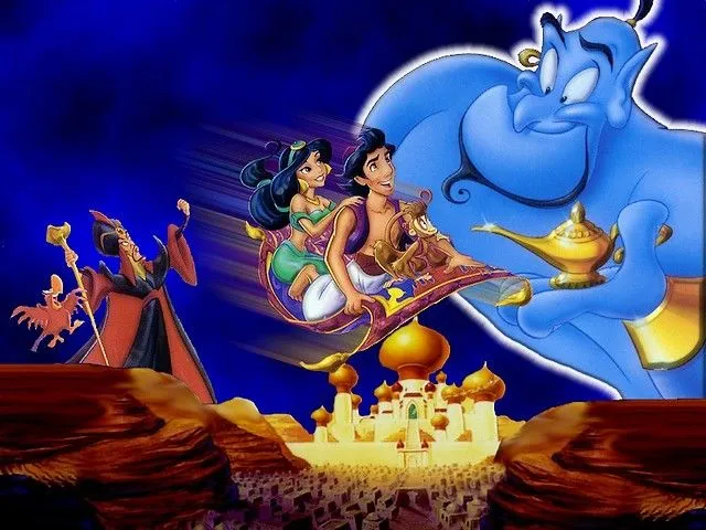 Disney Valentines Day Aladdin and Princess Jasmine Wallpaper ...