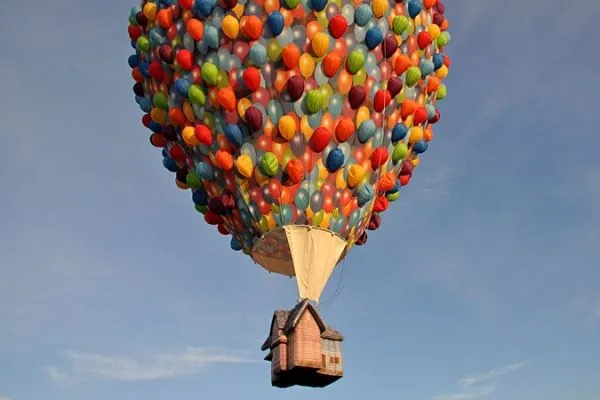 Disney's Up Inspired Hot Air Balloon Stunt…I Wanna Ride In That ...