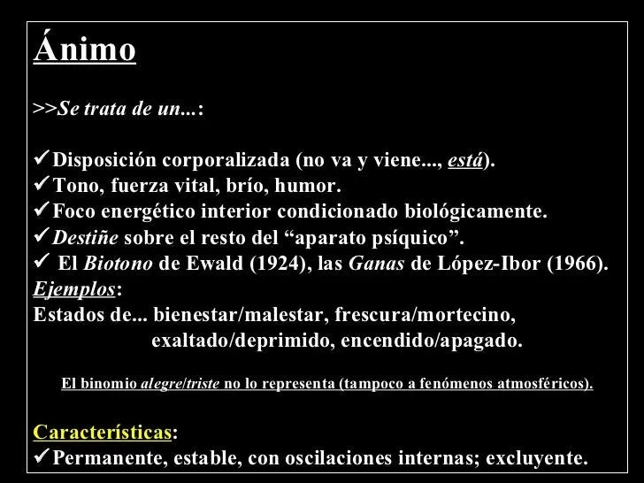 La distinta cualidad del ánimo depresivo