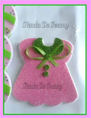 Distintivos Prendedores De Foami Para Baby Shower Niña - Bs. 90,00 ...