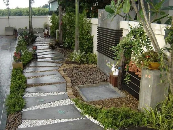 Distintos modelos de caminitos para jardines | mundo-casas.com