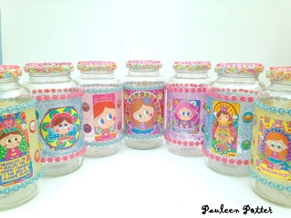 Distroller inspired Virgencita mason jars FREE por PauleenPotter