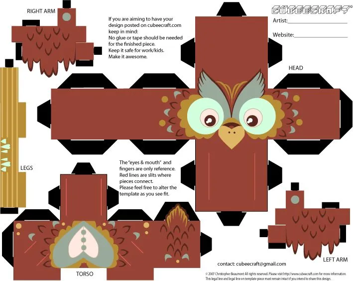 Diuturnatis: Cubeecraft Owl