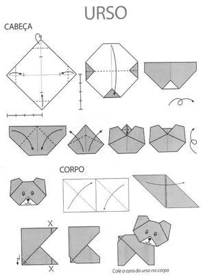 Mas cosas divertidas: Origami fácil de animales OSO