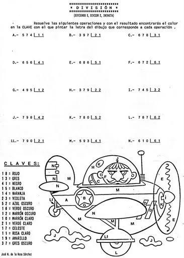 DIVIDIR POR DOS CIFRAS - DIVISIONES PARA NIÑOS DE PRIMARIA ...