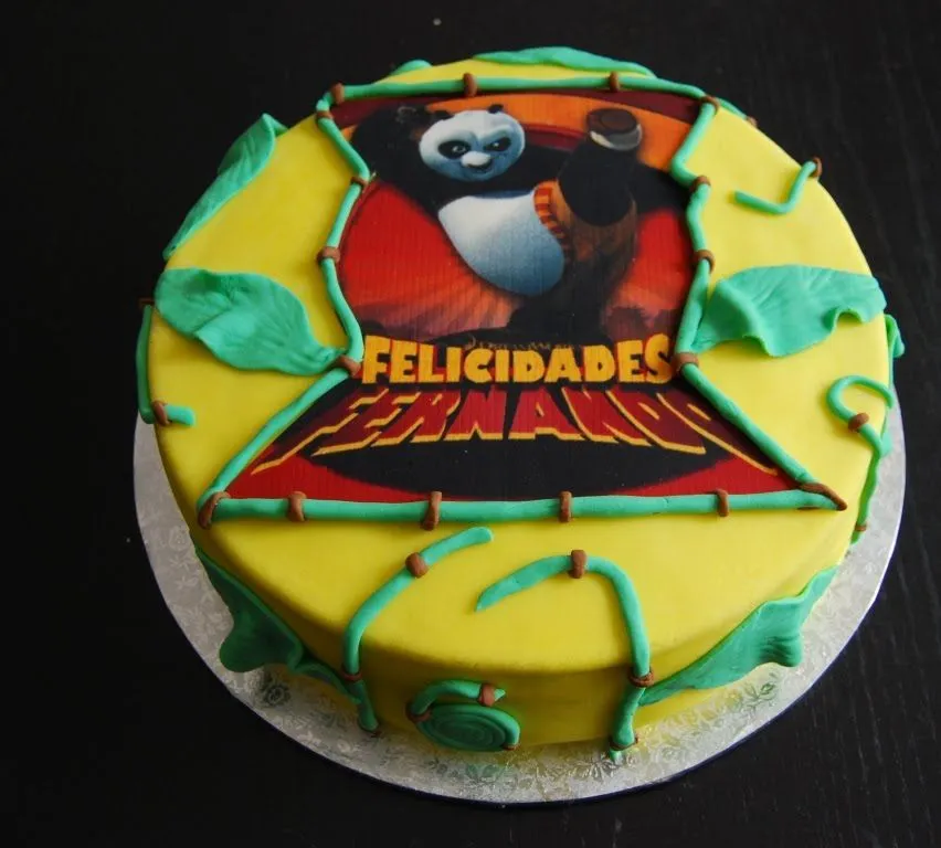 divinas tartas: Tarta Kung fu panda