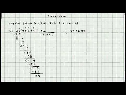 Division Con Dos Cifras - Ejercicio de Aplicacion - Matematica ...