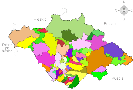 División municipal. Tlaxcala