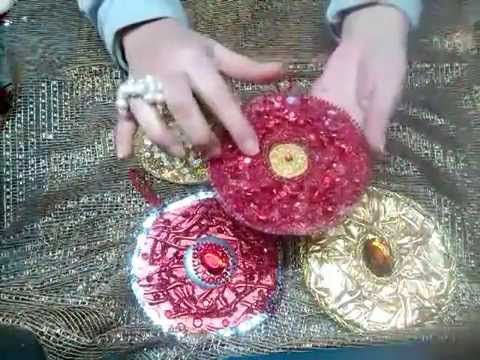 DIY Adornos de navidad con CD's / Christmas ornaments out of old ...