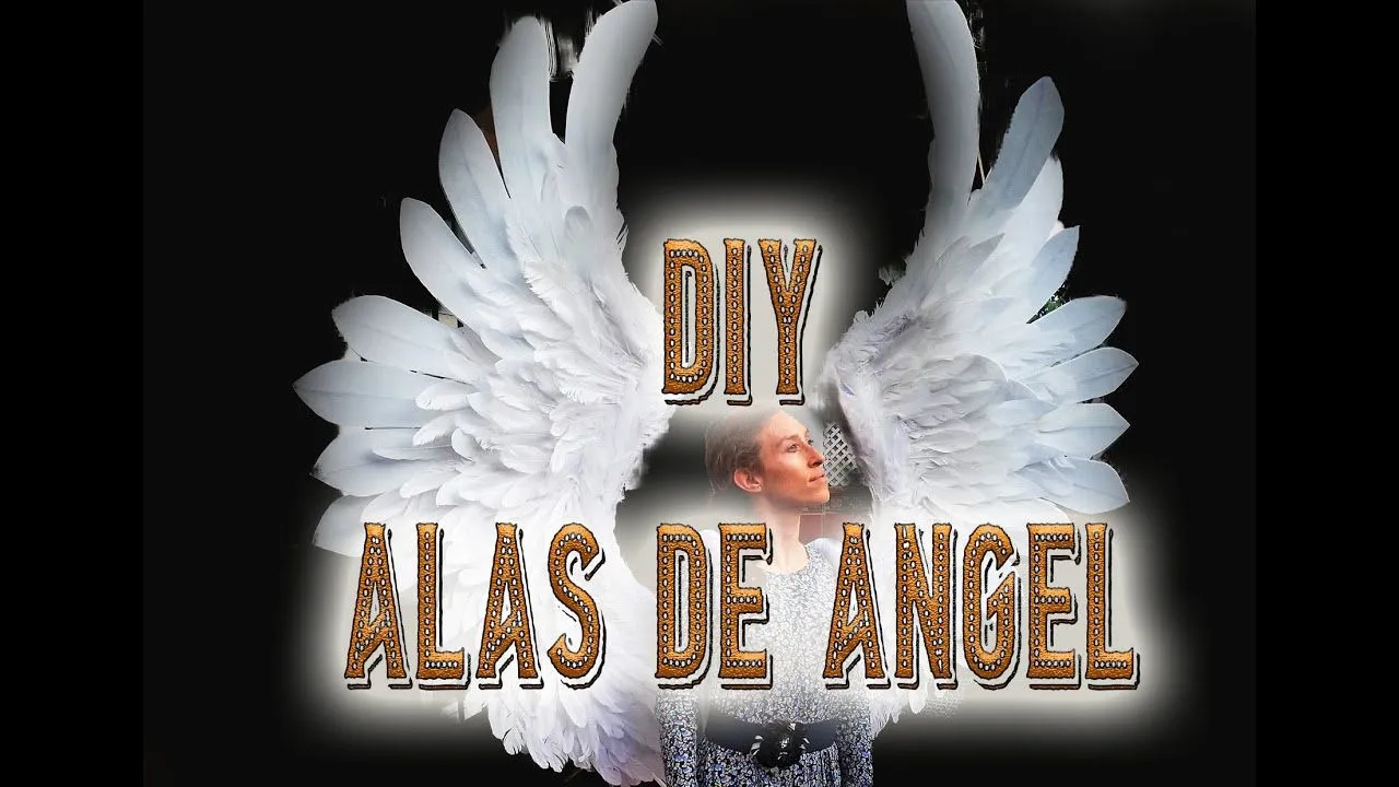 DIY Como hacer Alas de Angel, Espaldera de carnaval - YouTube