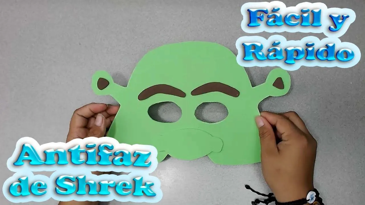 ◇◇DIY◇◇ Como hacer un Antifaz o Máscara de Shrek de foamy fácil y rápido -  YouTube