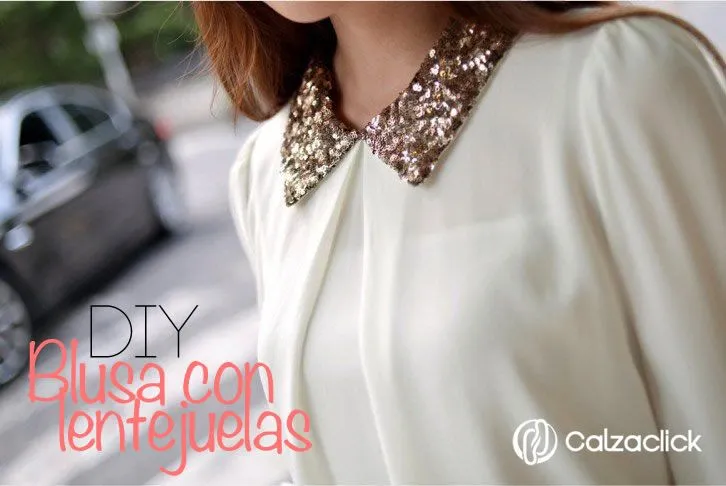 DIY Blusa con lentejuelas | Calzaclick Blog