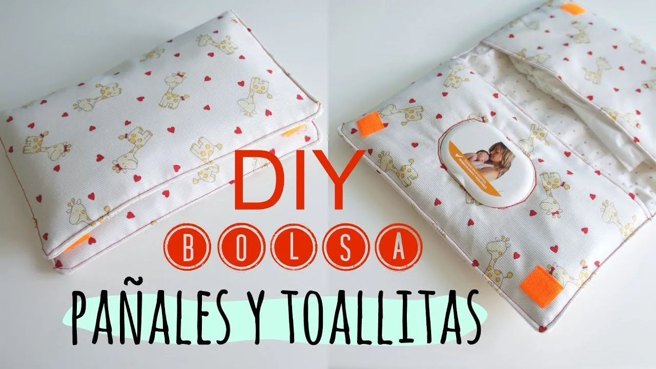DIY. Bolsa para pañales y toallitas de bebe. Pinafili Films - YouTube
