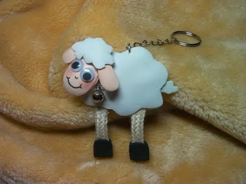 DIY HACIENDO UNA BORREGA DE GOMA EVA - YouTube