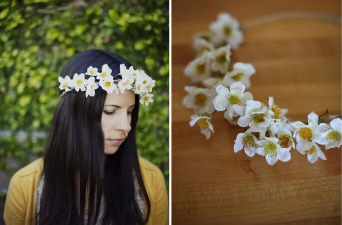 DIY: cómo hacer una corona de flores para tu boda