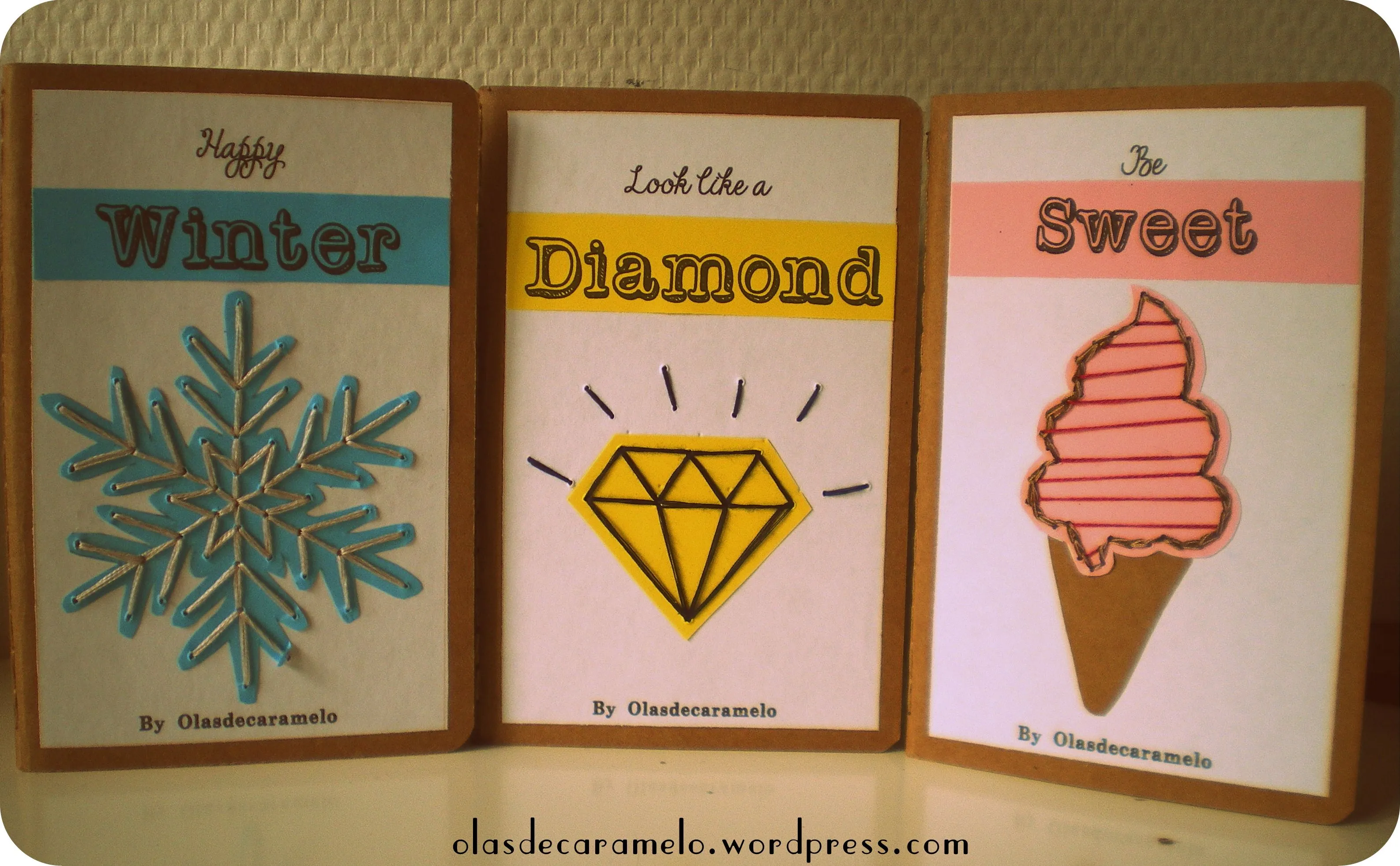 DIY: ¡CUADERNOS BORDADOS! | OLASDECARAMELO