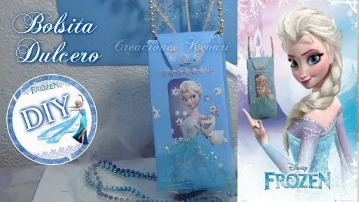 DIY fiesta de Frozen (centro de mesa, bolsita o dulcero ...