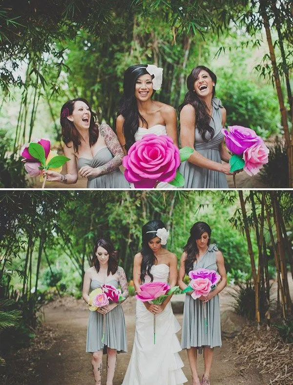 Diy: flores de papel gigantes - Una Boda Original - Blog de bodas ...