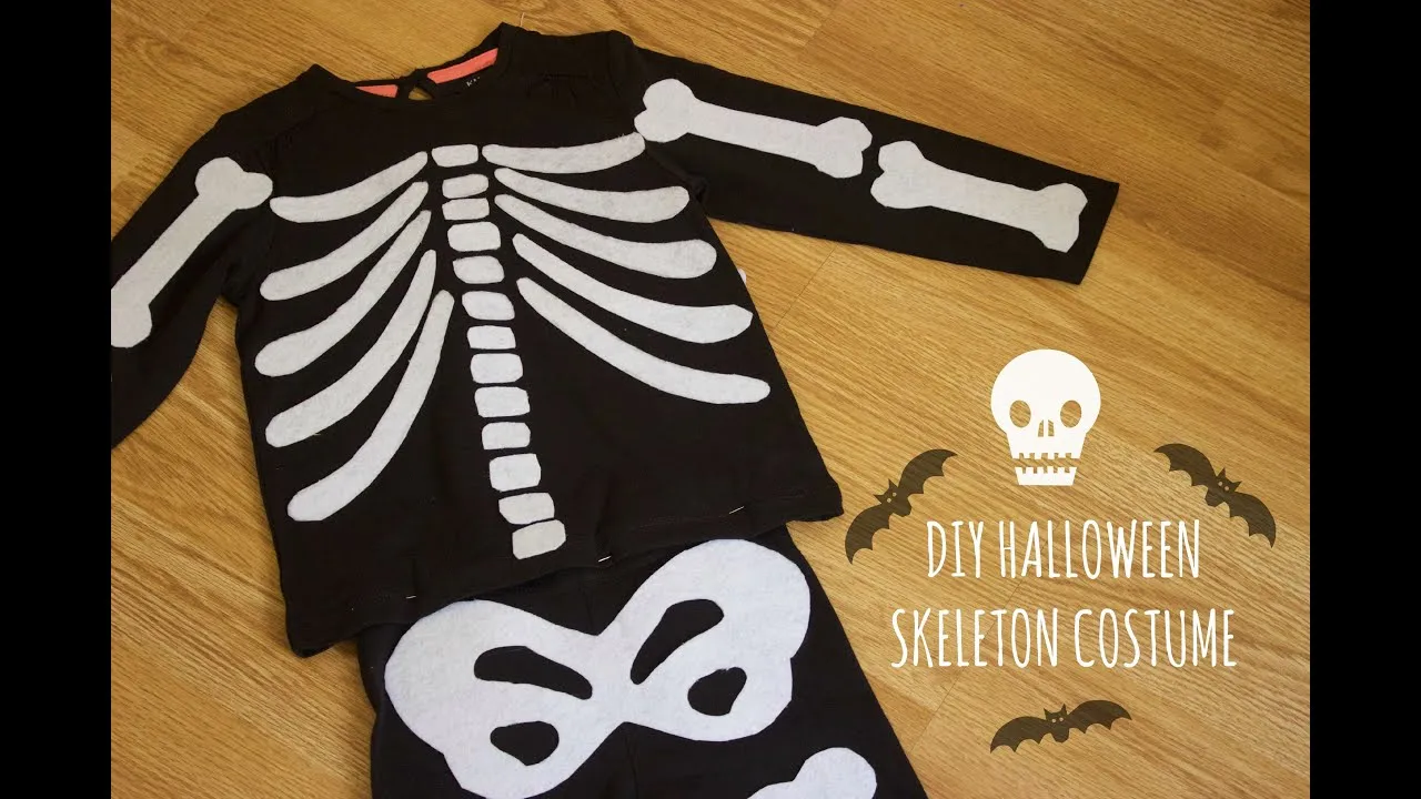 DIY Halloween - Disfraz esqueleto | Skeleton Costume | Coser con Manneken -  YouTube