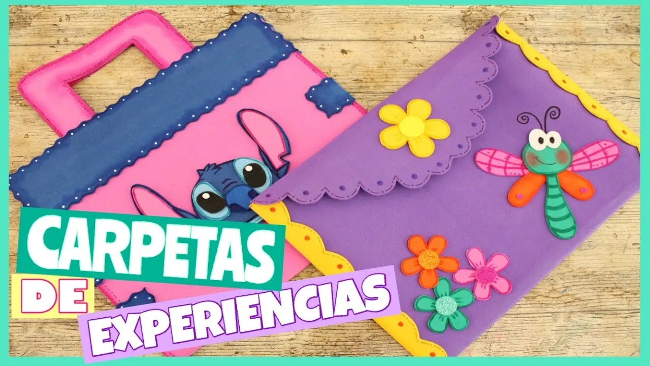 DIY || 2 IDEAS DE CARPETAS DE EXPERIENCIAS - YouTube