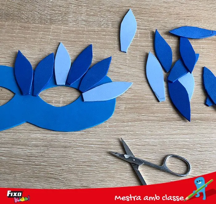 DIY: Máscara de Carnaval en forma de pavo real | Fixo Kids