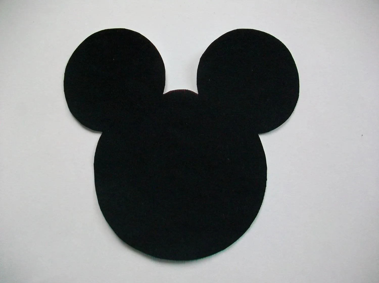 DIY Mickey Mouse Black Applique Iron On by MaggiesCastle on Etsy