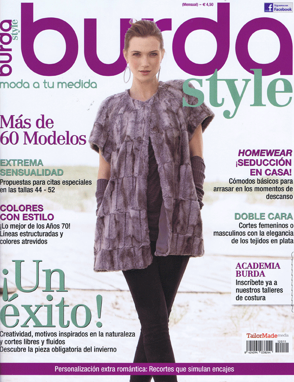 DIY Moda, Complementos y Decoración: Burda Style - Noviembre 2012