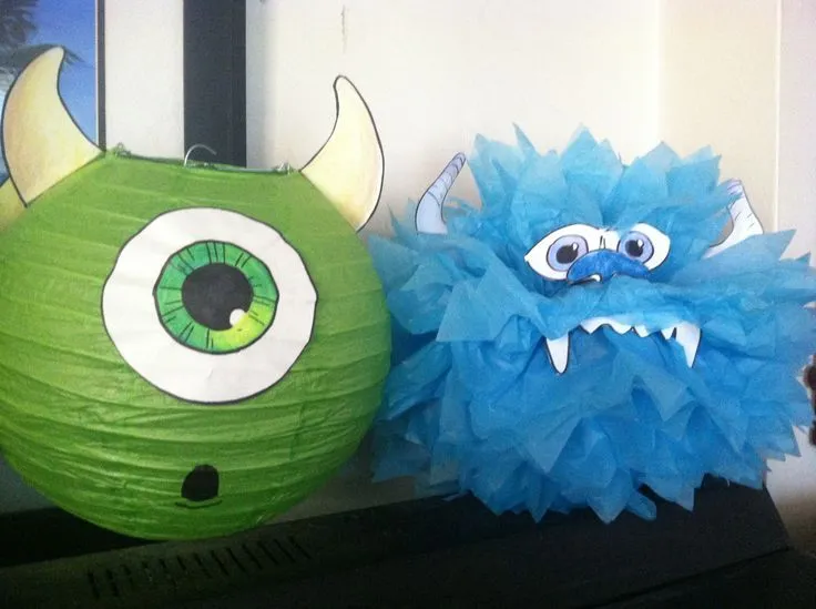 DIY monsters inc. decorations. | Party mounster inc | Pinterest