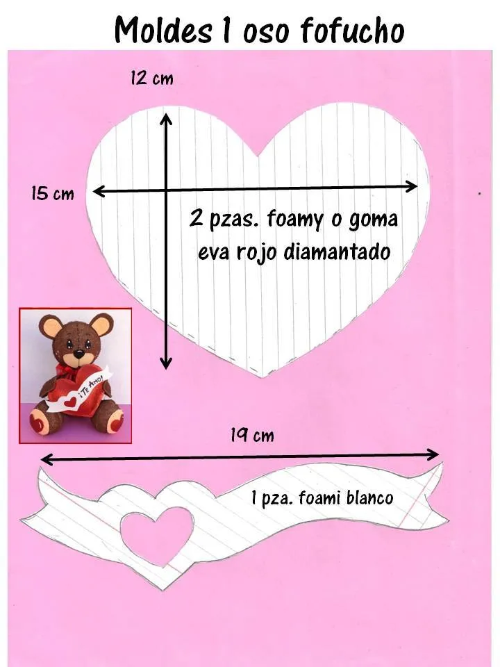 DIY Oso Fofucho enamorado