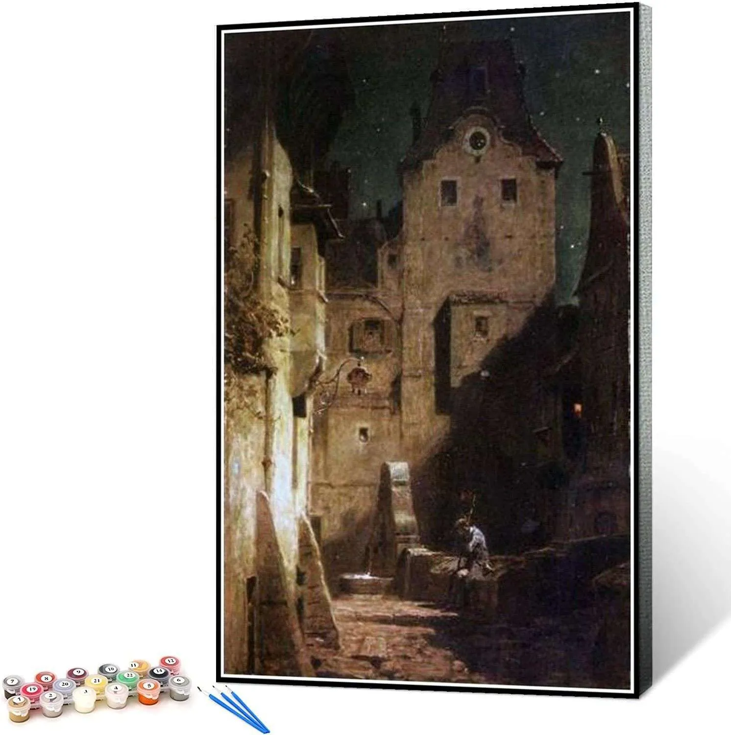 DIY pintura por numeros Pintura de Carl Spitzweg 【 El vigilante nocturno se  ha quedado dormido 】 regalo principiante para decoración de pared del hogar  50x70cm : Amazon.com.mx: Hogar y Cocina