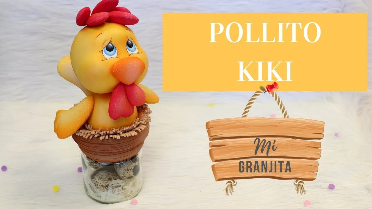 Diy Pollito kiki. Colección Mi Granjita 