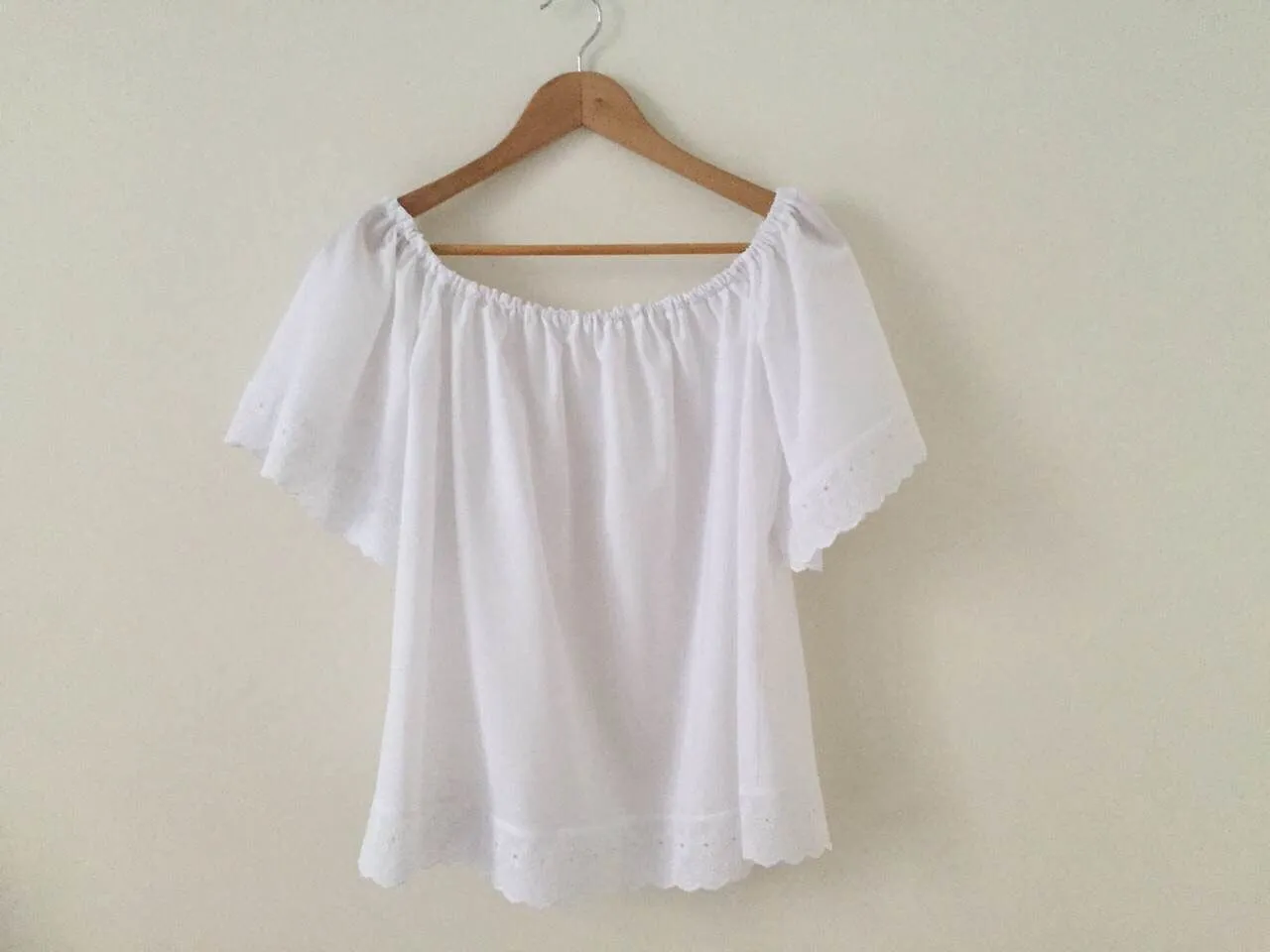 DIY Ropa: Blusa sin hombros (patrones gratis) | | Oh, Mother Mine ...