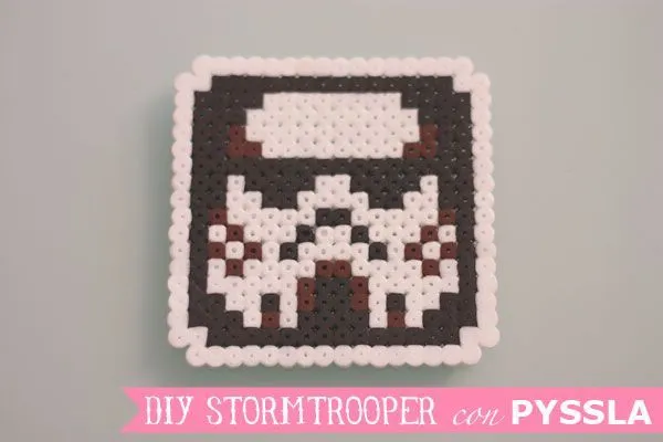 DIY Stormtrooper coaster #starwars with Pyssla Beads | pyssla ...