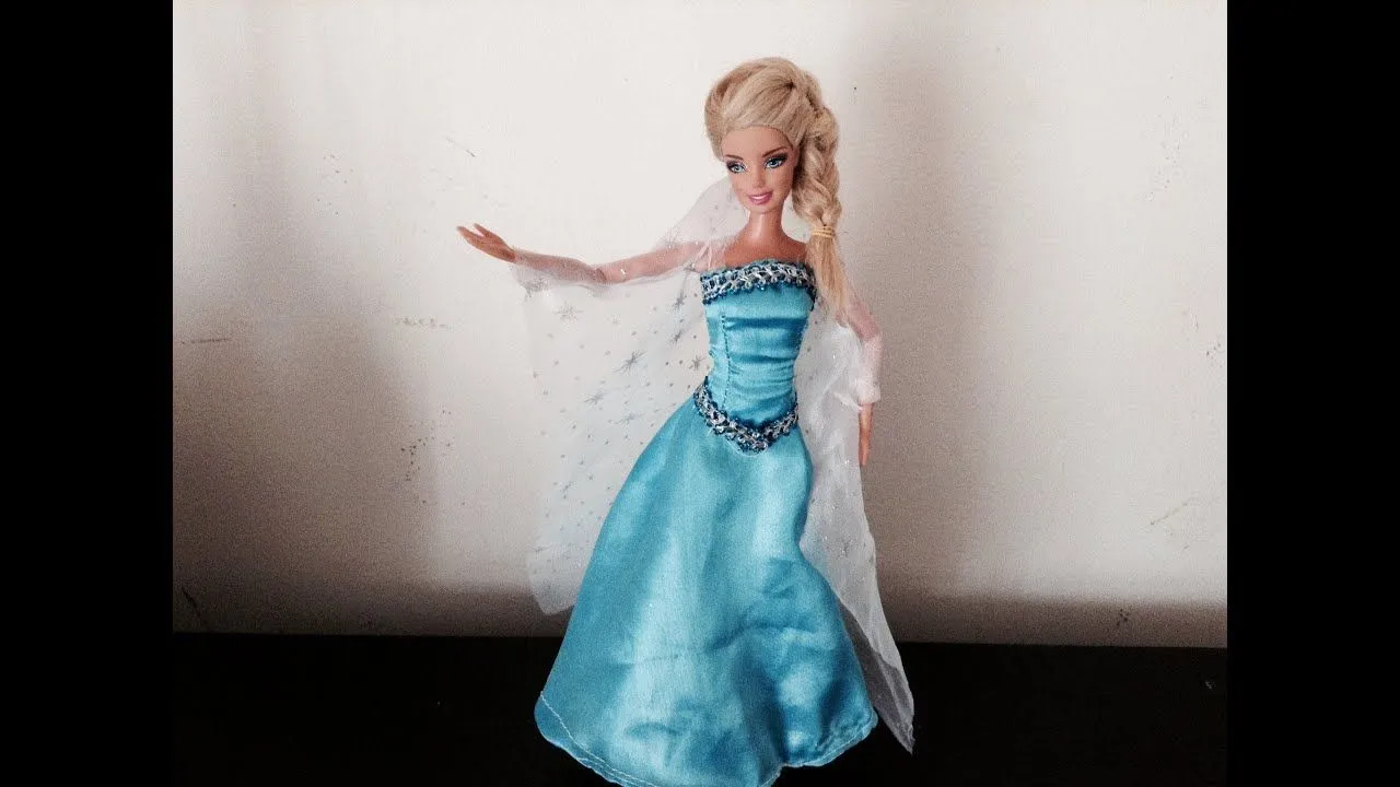 DIY vestidos de princesas para muñecas Barbie